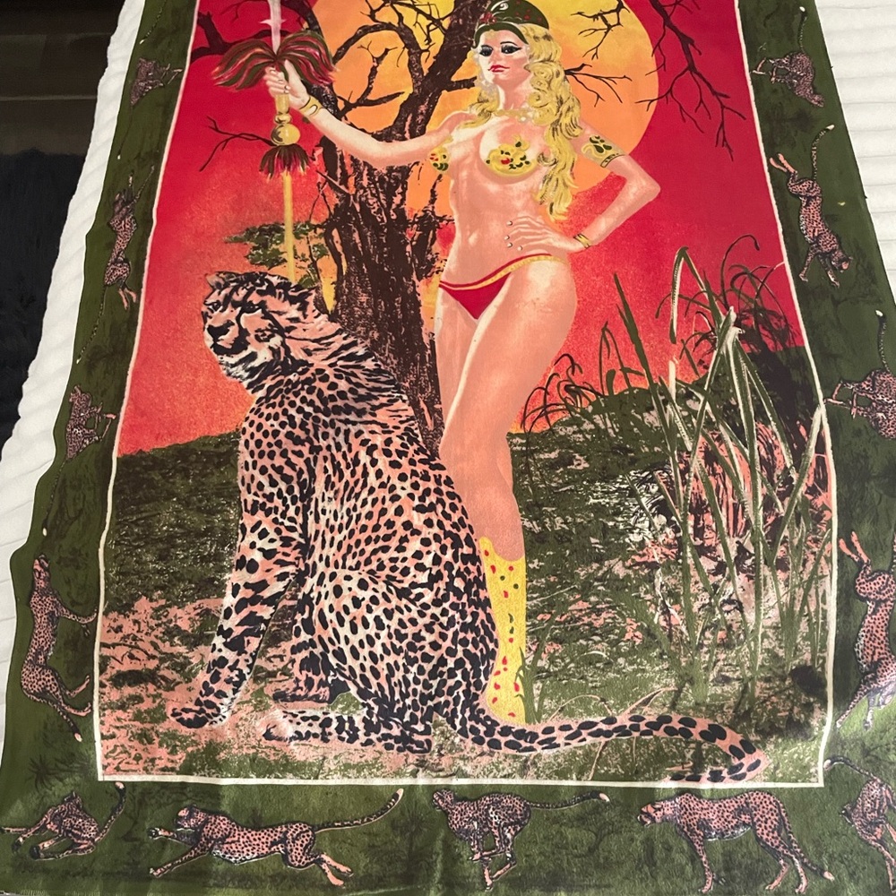 Vibrant A.T.C Jungle Print Tapestry